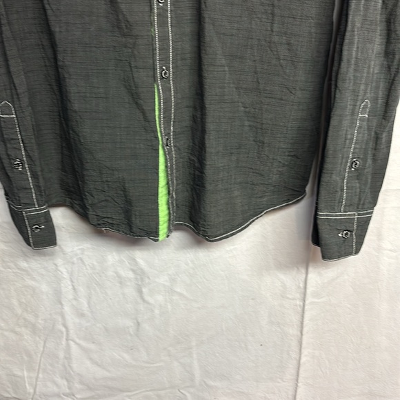 American Fighter Men’s Long Sleeve Button Down Shirt Western Style Size XXL - Picture 7 of 8